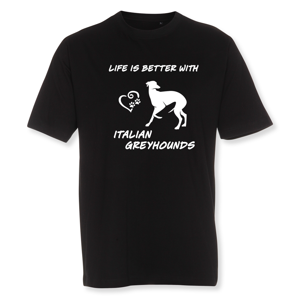 Herr T-shirt med Italiensk Vinthund motiv - Torshammarens