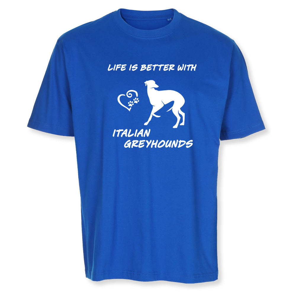 Herr T-shirt med Italiensk Vinthund motiv - Torshammarens