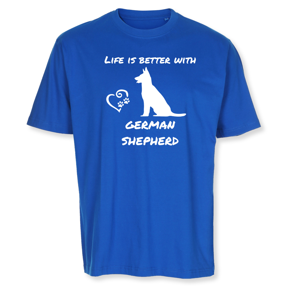Herr T-shirt med Schäferhund motiv - Torshammarens