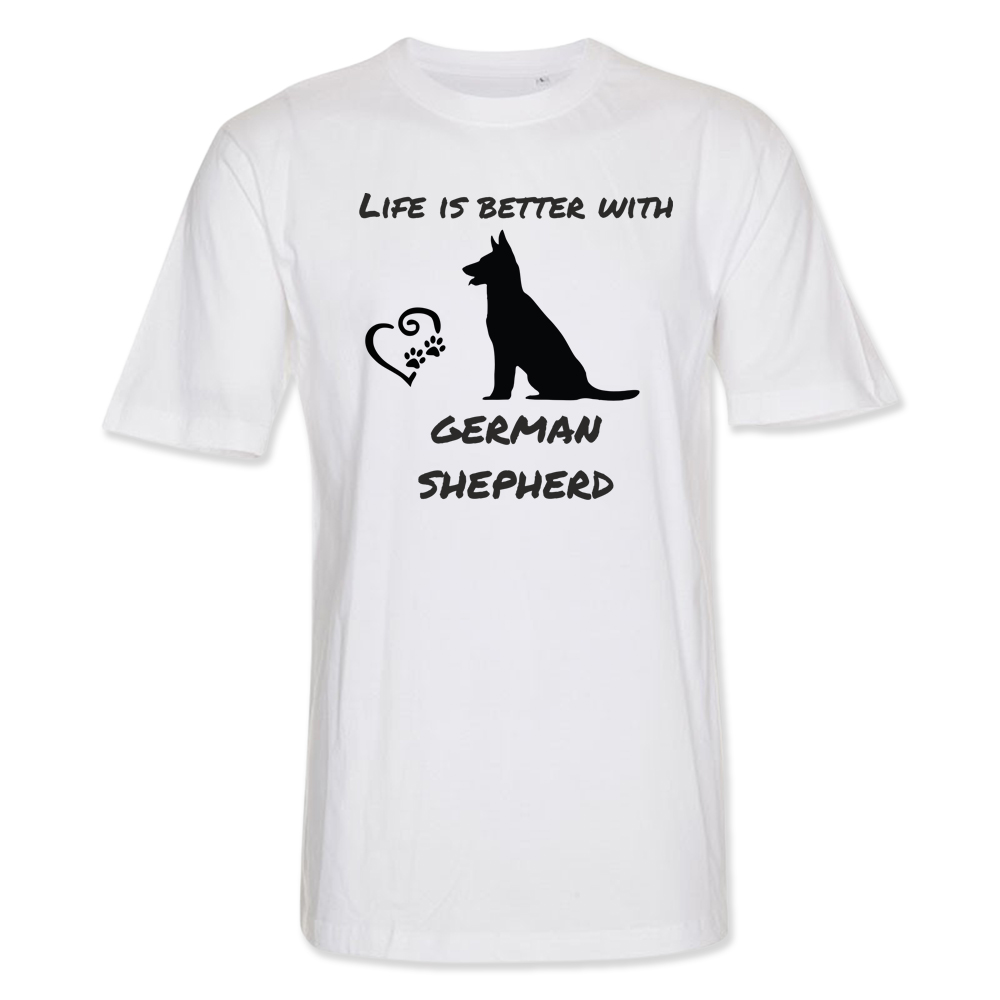 Herr T-shirt med Schäferhund motiv - Torshammarens