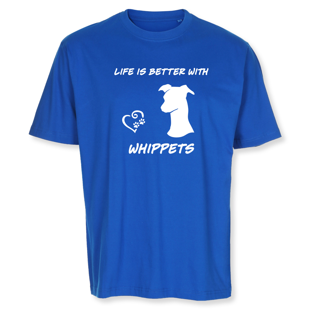 Herr T-shirt med Whippet motiv - Torshammarens