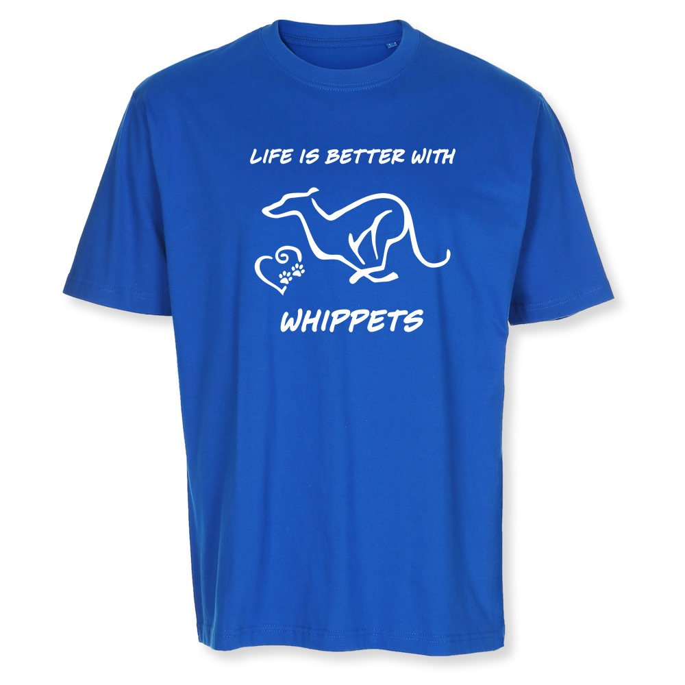 Herr T-shirt med Whippet motiv - Torshammarens