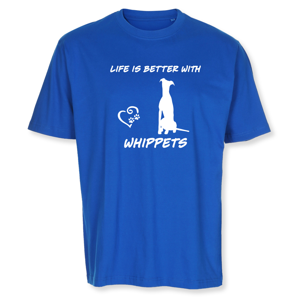 Herr T-shirt med Whippet motiv - Torshammarens