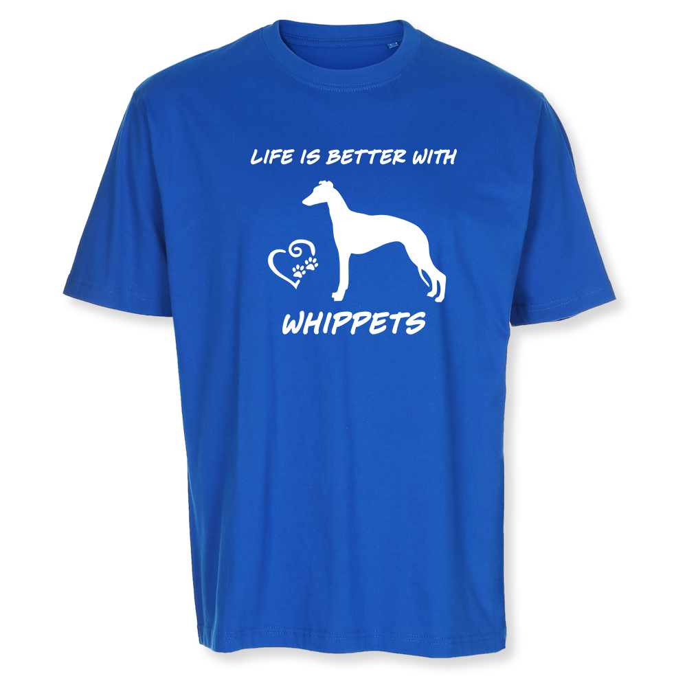 Herr T-shirt med Whippet motiv - Torshammarens