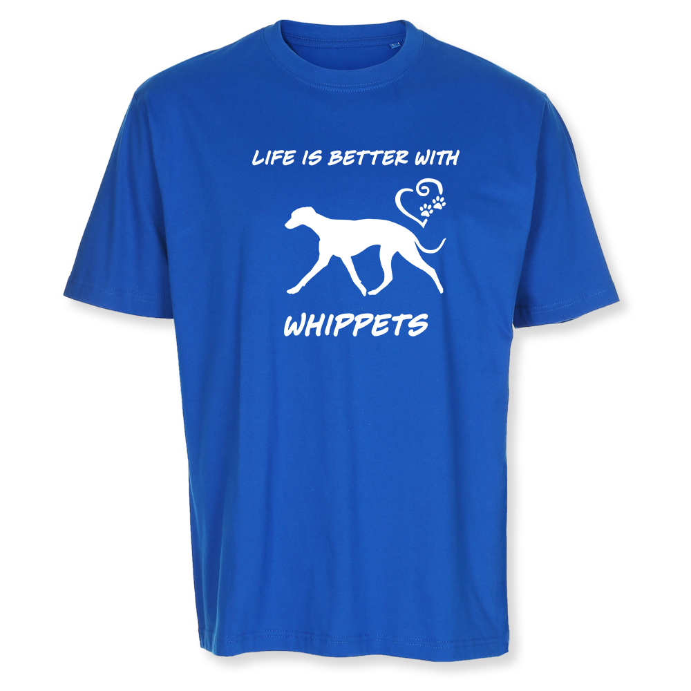 Herr T-shirt med Whippet motiv - Torshammarens