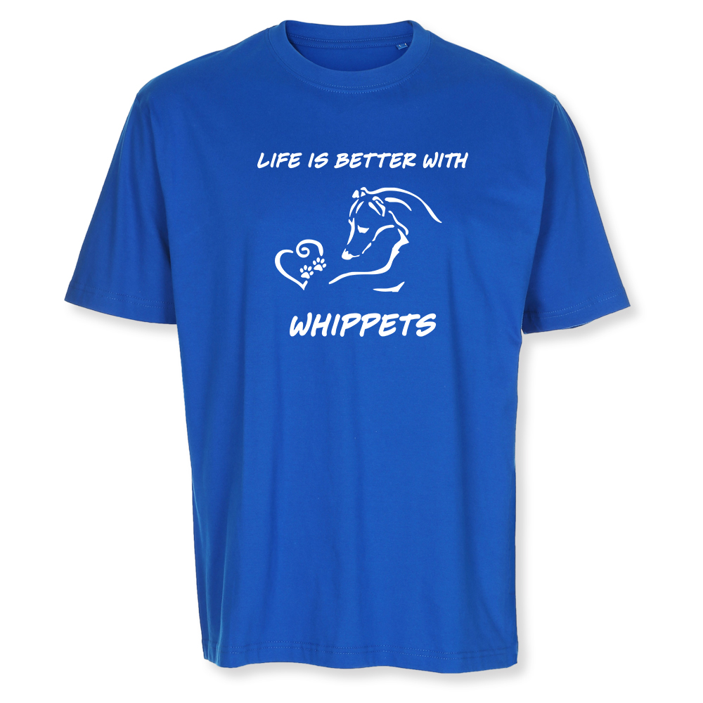 Herr T-shirt med Whippet motiv - Torshammarens
