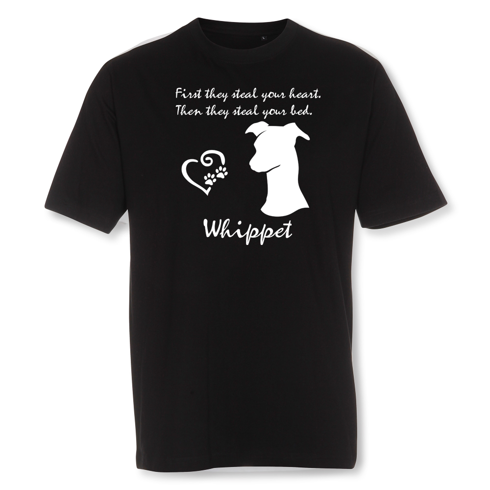 Herr T-shirt med Whippet motiv - Torshammarens