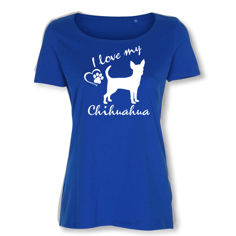 Dam T-shirt med Chihuhua motiv - Torshammarens