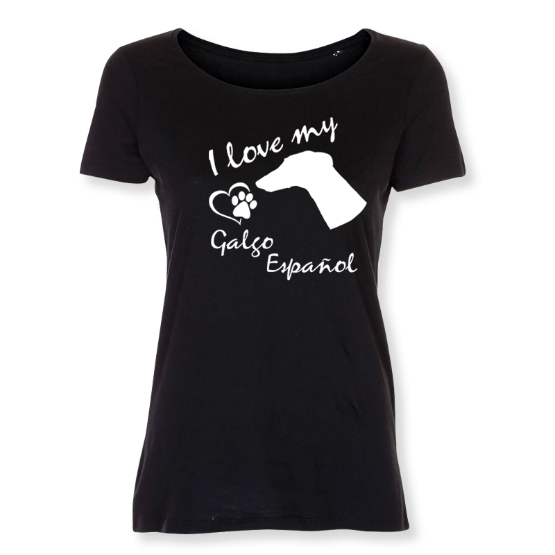 Dam T-shirt med Galgo Español motiv - Torshammarens