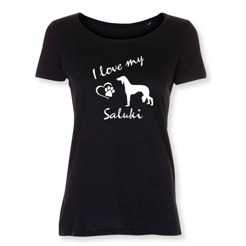 Dam T-shirt med Saluki motiv - Torshammarens