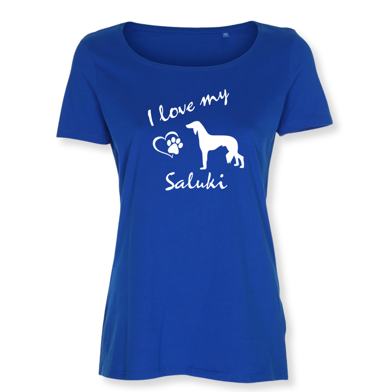 Dam T-shirt med Saluki motiv - Torshammarens
