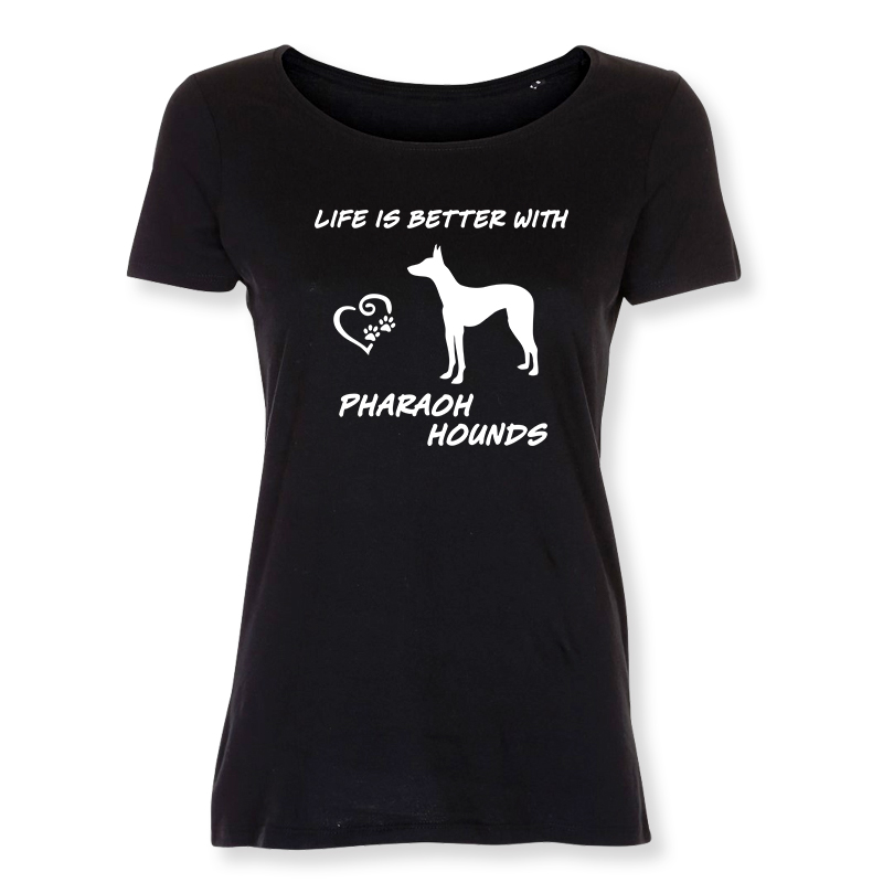Dam T-shirt med Faraohund motiv - Torshammarens