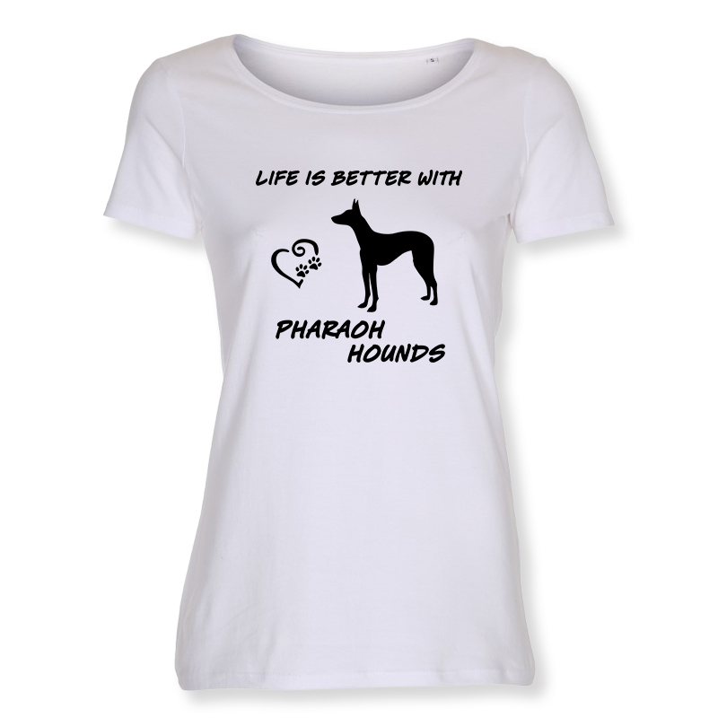 Dam T-shirt med Faraohund motiv - Torshammarens