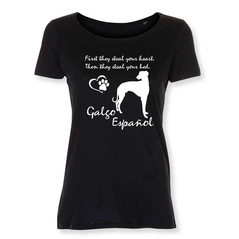 Dam T-shirt med Galgo Español motiv - Torshammarens