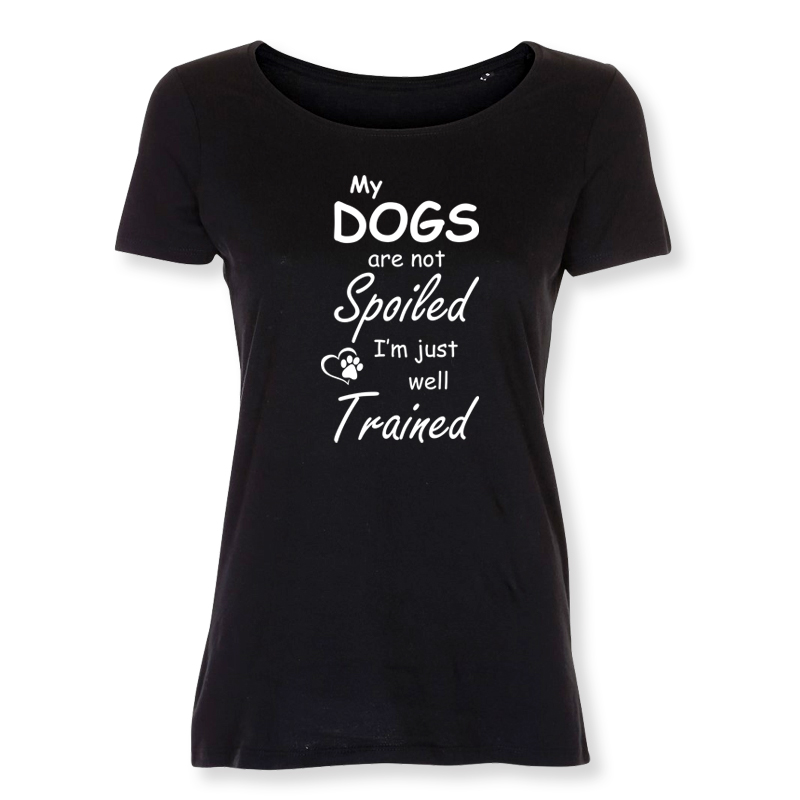 Dam T-shirt med hundmotiv - Torshammarens