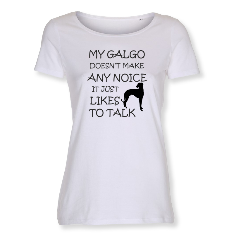 Dam T-shirt med Galgo Español motiv - Torshammarens